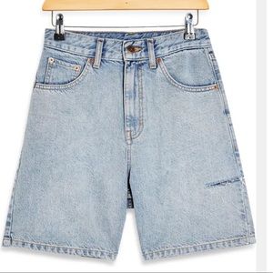 side rip editor shorts topshop